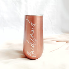 Load image into Gallery viewer, Champagne Flute Tumbler