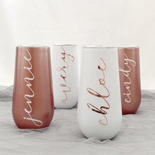Load image into Gallery viewer, Champagne Flute Tumbler