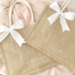 Custom Burlap Bag