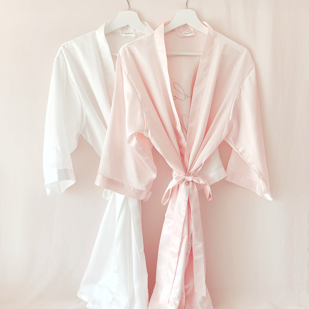 Custom Satin Robe