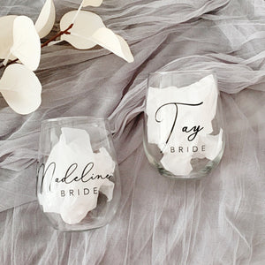 Stemless Wine Glass