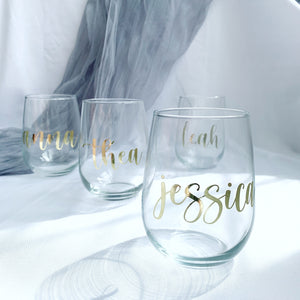 Stemless Wine Glass