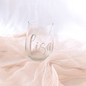 Stemless Wine Glass